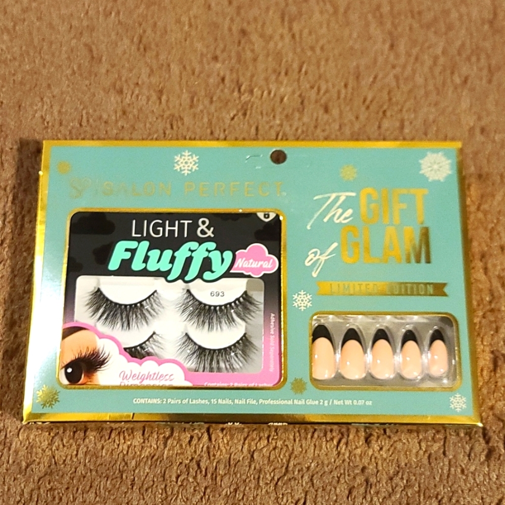 ❤️‍🔥HP❤️‍🔥Salon perfect lash & nail set